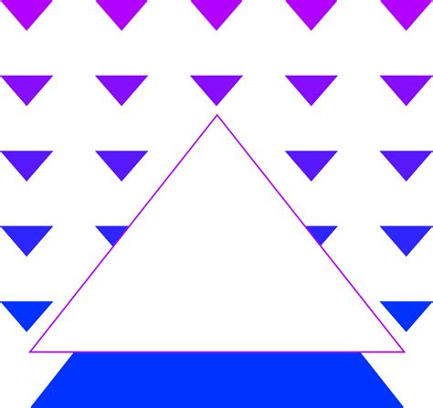 Triangular Clipart Purple Triangle Triangular Purple Triangle