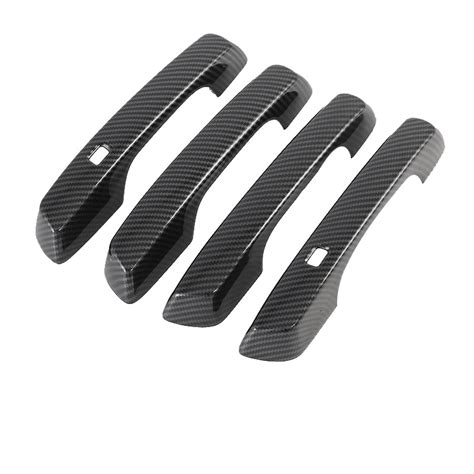 Car Carbon Fiber Outside Exterior Outer Side Door Handle Protector