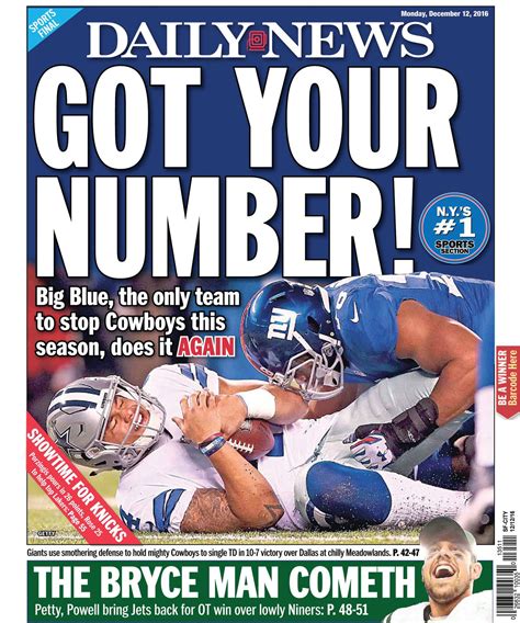 How New York Papers Blasted Cowboys On Their Front Covers
