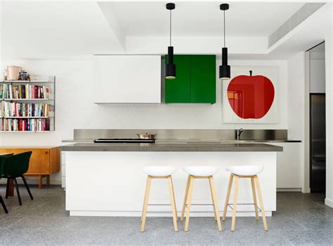 Table top and blur interior background. 40 Minimalist Kitchens to Get Super Sleek Inspiration