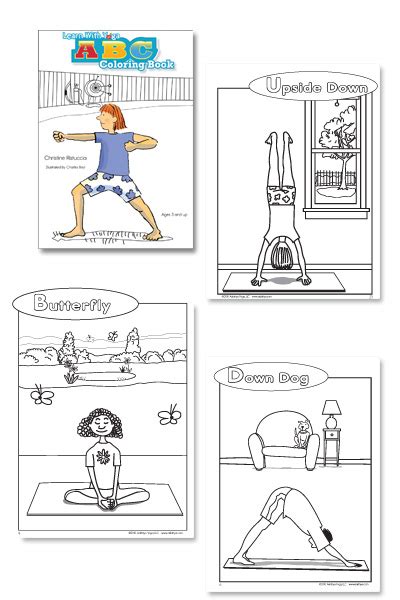 Childrens Yoga Coloring Pages - Super Kins Author