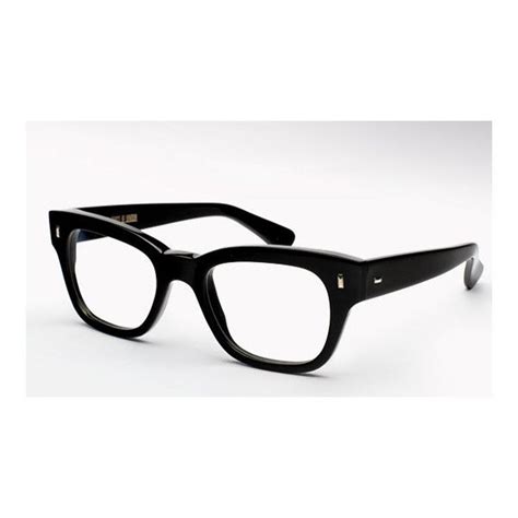 8 Black Rimmed Eyeglasses All Acetate And Thick Liked On Polyvore Glasses Fashion Black