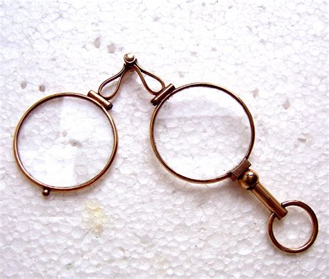 Pair Of Gilded Metal Sliding Spring Loaded Lorgnettes Eye Glasses Opera Glasses Ebay