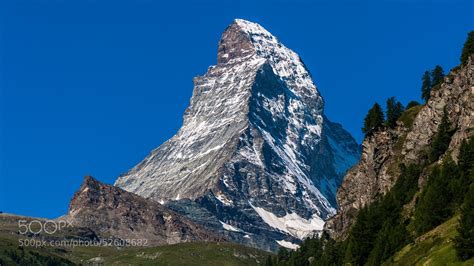 The Matterhorn German Monte Cervino Italian Or Mont Cervin French