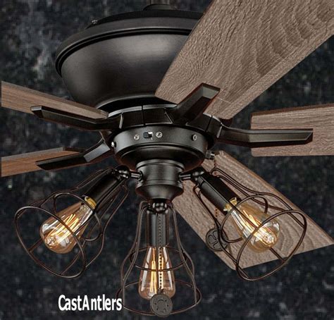 Would the tilo work for us? Rustic Ceiling Fans Flush Mount Popular Standard Size 52 ...