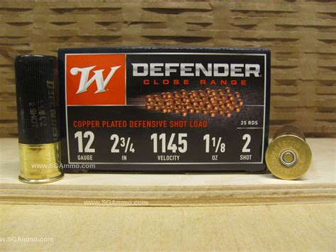 25 Round Box 12 Gauge 2 75 Inch 1 1 8 Ounce Number 2 Shot Winchester