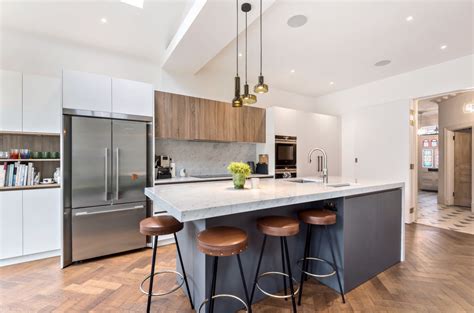 Contemporary Townhouse Kitchen Extension Contemporary Kitchen