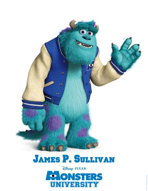 Monsters University Character Poster James P Sullivan Heyuguys