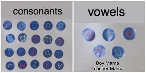 Teacher Mama Vowels And Consonants A Graphing Activity After School