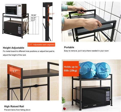 Maybe you would like to learn more about one of these? Amazon.com: JoyRain Microwave Oven Rack, 2 Tier Expandable ...
