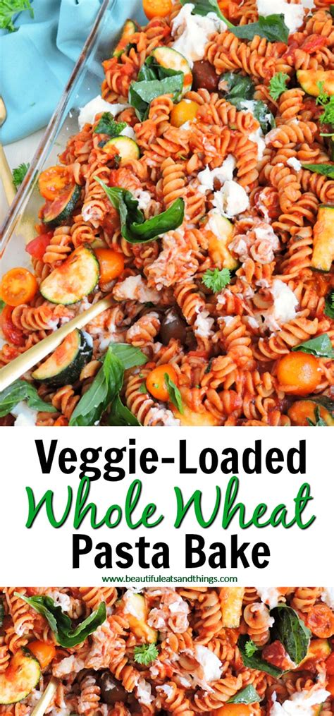 Maybe you would like to learn more about one of these? Veggie-Loaded Whole Wheat Pasta Bake - Beautiful Eats ...