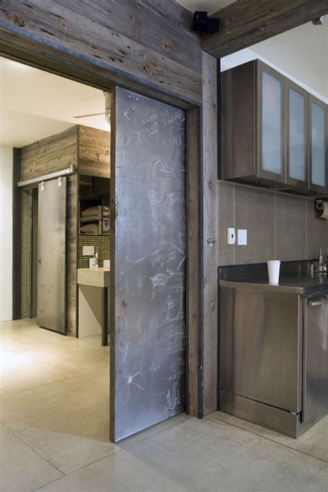 Pocket Doors | Industrial kitchen design, Industrial ...