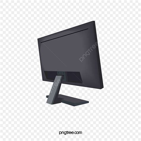 Monitor Back Vector Hd Png Images Computer Monitor On The Back