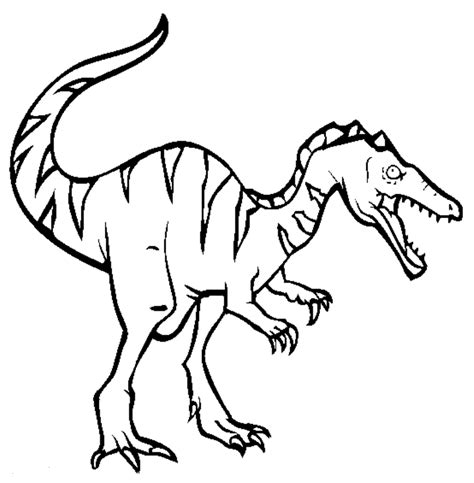 Dinosaur coloring pages are a great way for kids to learn about prehistoric species. Realistic Dinosaur Coloring Pages - Coloring Home
