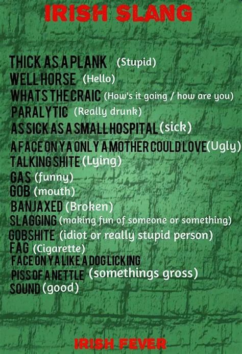 I hope you like these quotes about slang from the collection at life quotes and sayings. Irish Slang Pictures, Photos, and Images for Facebook, Tumblr, Pinterest, and Twitter