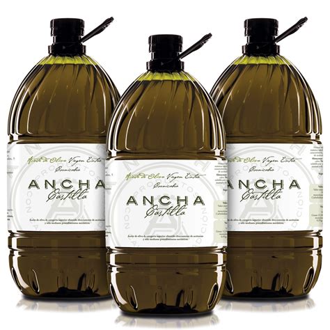 aceite de oliva virgen extra maxi 5l 3uds ancha castilla