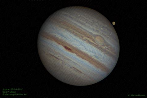 Jupiter Ganymed 26 09 2011 Foto And Bild Astrofotografie Himmel