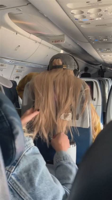 Passenger Filmed Sticking Gum In Woman S Hair In Plane Fury Incident Nz Herald