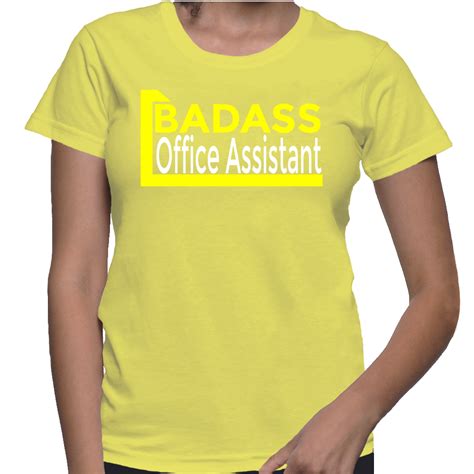 Badass Office Assistant T Shirt Shirt Skills