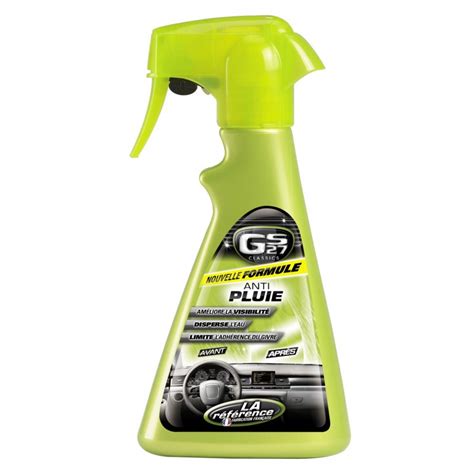 Service de prêt de véhicule. Anti Pluie pare-brise et visière de casque - Produits GS27