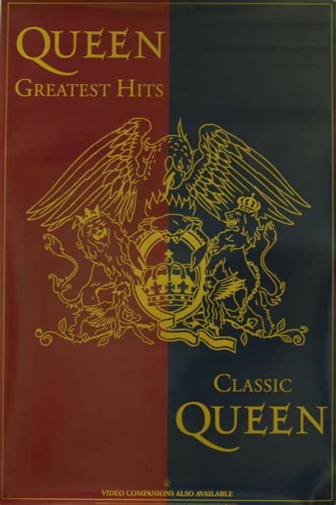 Queen Greatest Hits And Classic Queen Us Promo Poster 242504