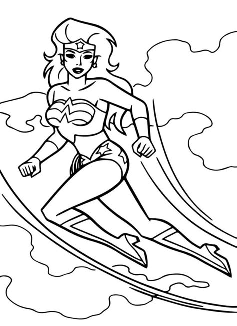 Disegni Di Wonder Woman Da Colorare Stampa Gratuitamente