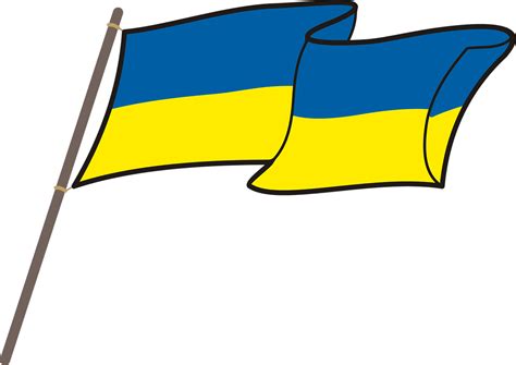 Ukraina Flagg Grafikk Nasjonale · Gratis vektorgrafikk på Pixabay