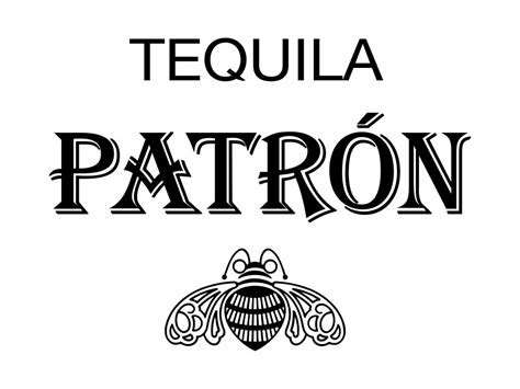 Patron Tequila Logo On Patron Tequila Beer Pong Table
