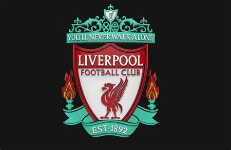 Liverpool FC Logo Footbal Club 3D | CGTrader