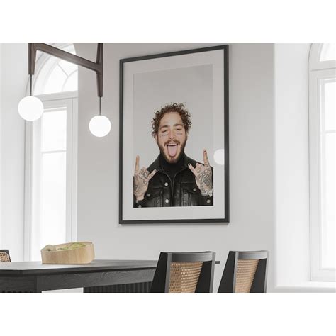 Post Malone Print Post Malone Poster Music Posters Post M Inspire
