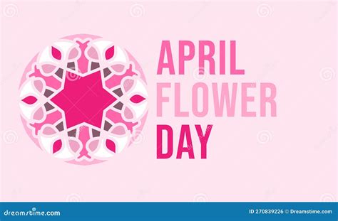 Hello April April Month Vector Stock Vector Illustration Of Floral