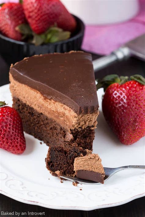 Triple Chocolate Mousse Cake Recipe Baked By An Introvert Light
