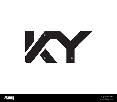 inicial ky logotipo moderno único atractivo y creativo vector de logotipo de letra ky diseño