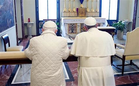 we are brothers francis tells benedict the times of israel