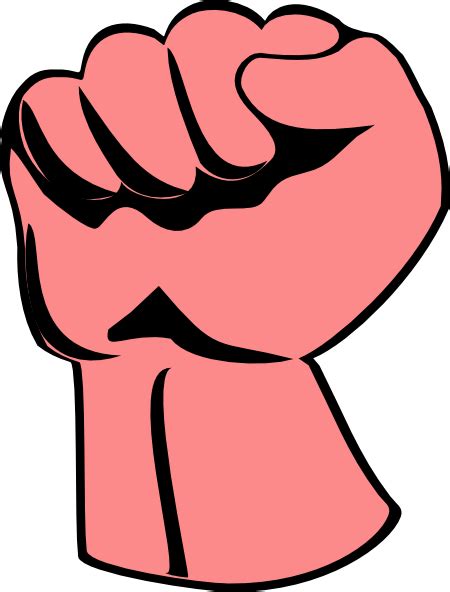 Raised Fist Clip Art At Vector Clip Art Online Royalty