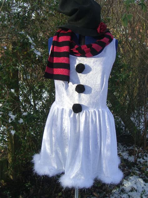 Snowman Costume For My Mother Sewing Projects