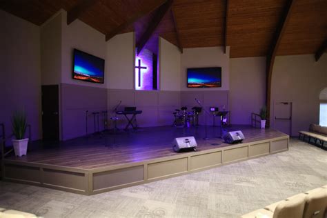 2nd Mile Church Stage Design Church Interiors Inc