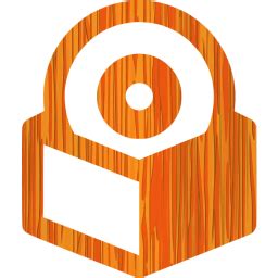 Sketchy orange software box icon - Free sketchy orange box icons - Sketchy orange icon set