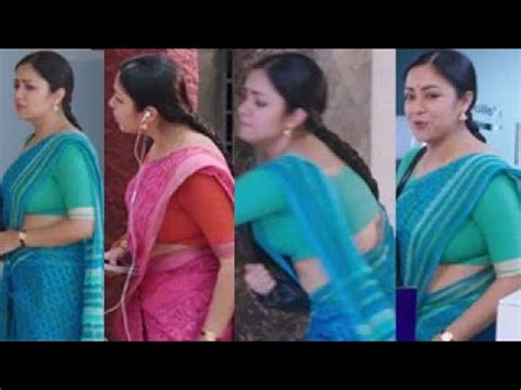 Jyothika Hot Saree Boobs Show Youtube