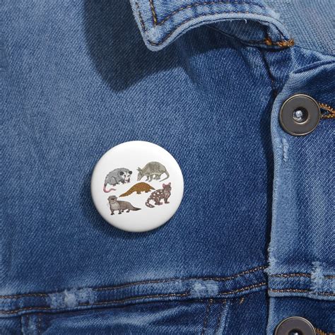 Animal Pin Animal Button Button Set Lapel Pin Hat Pin Etsy