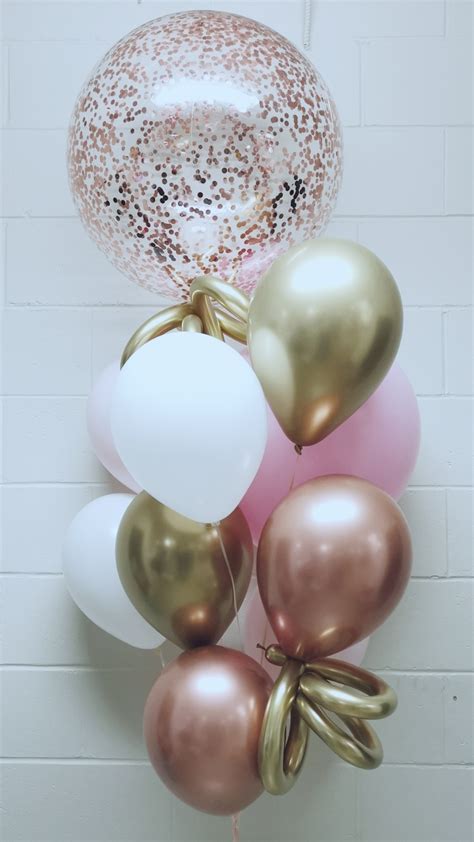 Under The Cherry Blossoms Balloon Bouquet Rose Gold Edition Balloons