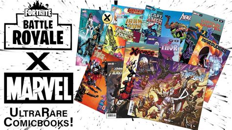 Fortnite X Marvel Rare Variant Cover Comicbooks Youtube