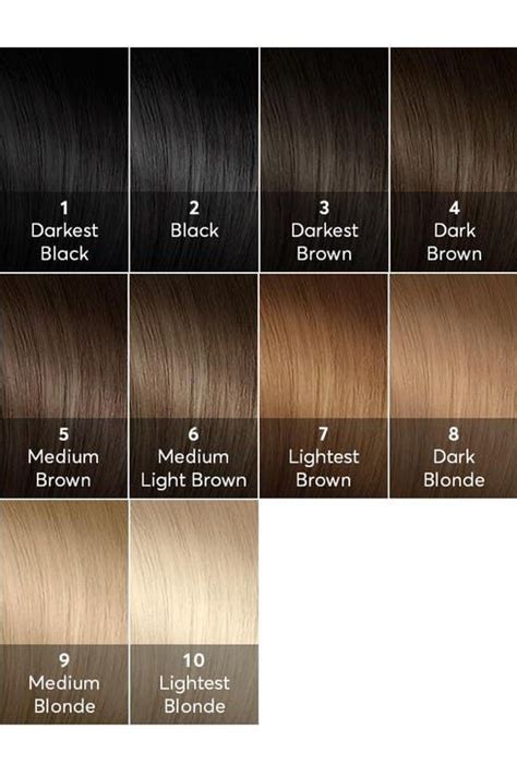 Hair Color Levels Chart Brown Hair Shades Brown Hair Colors Hair