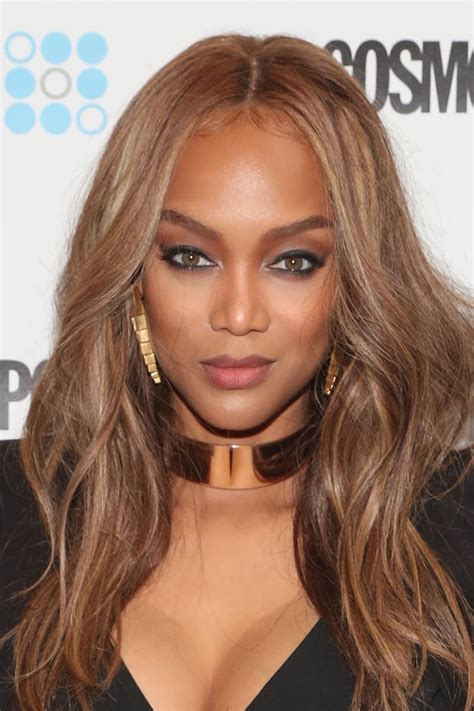 tyra banks just showed her real hair without weave or wigs and it s beautiful long face