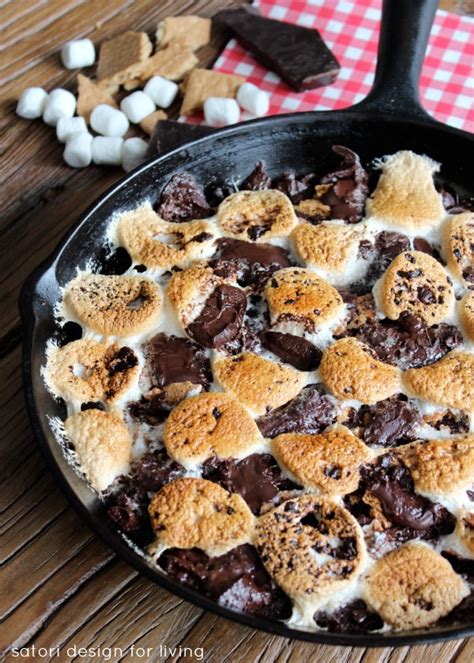 Camping Dessert: Skillet S'more Brownies - Satori Design ...