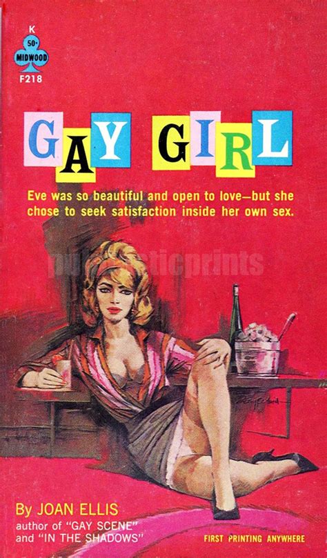 Lesbian Pulp Vintage Art Print Gay Girl Pulp Paperback Cover Etsy