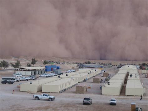Sand Storm In Iraq April 26 2005