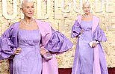 Golden Globes 2024 Dame Helen Mirren 78 Tops The Worst Dressed List In A Trends Now