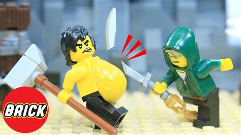 Brick Ninjago Lego Ninjago Fat Ninja Challenge All Opponents Youtube