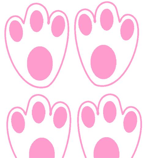 But as others have said, more e. Rabbit Feet Template : Free Printable Easter Bunny ...